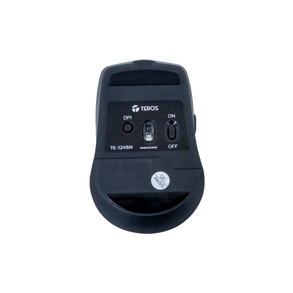 MOUSE INALAMBRICO TEROS TE 1249AI NEGRO 8B 3200 DPI USB BT - 5