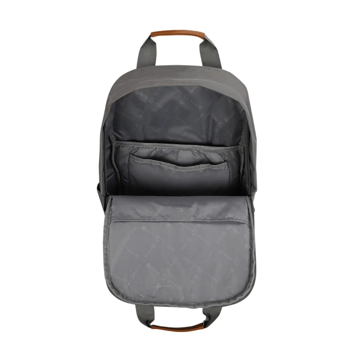 MOCHILA TEROS TE 9033AG 15.6 POLIESTER GRIS - 4
