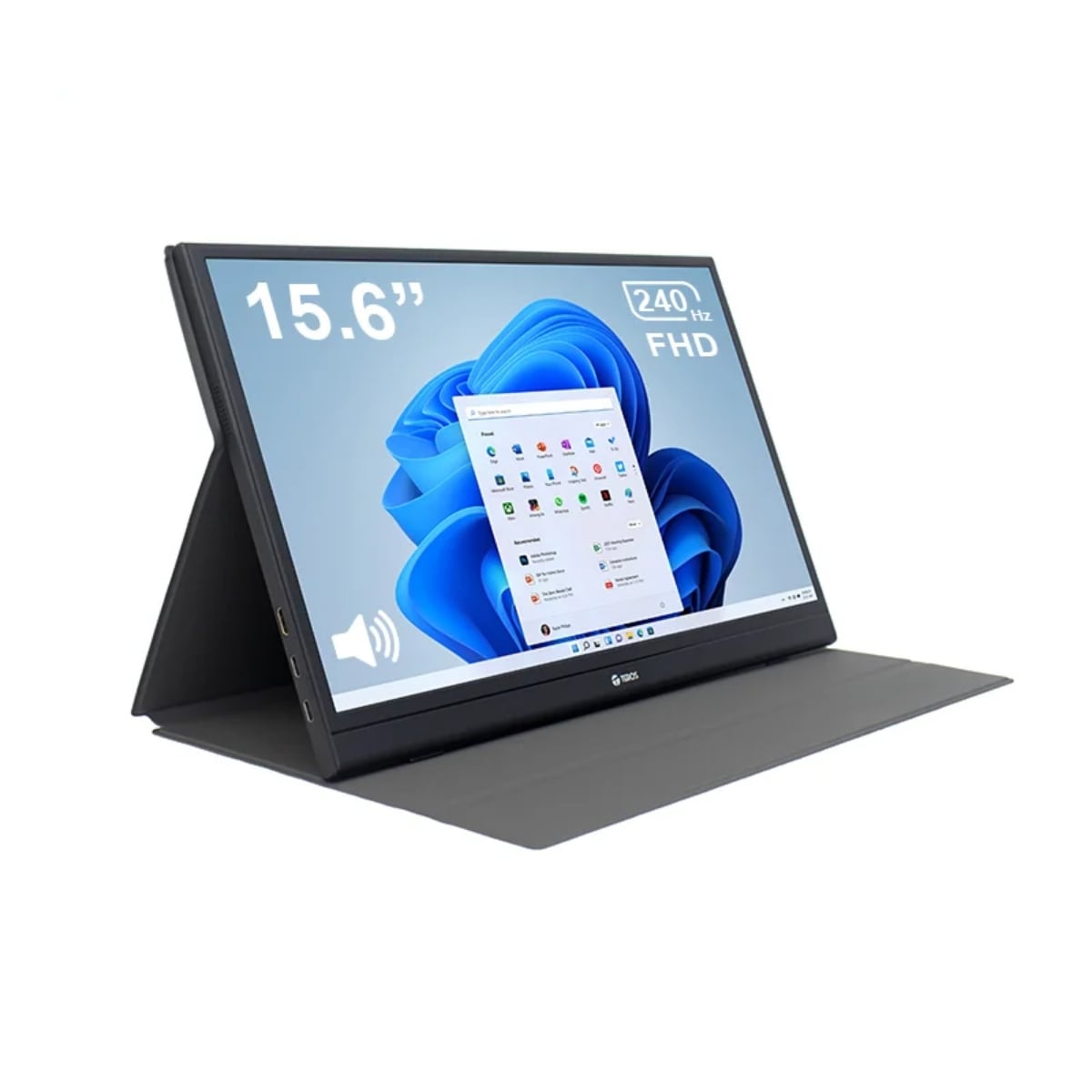 MONITOR PORTATIL TEROS TE 1501S HDMI USB TIPO C 15.6 FHD IPS NEGRO - 1