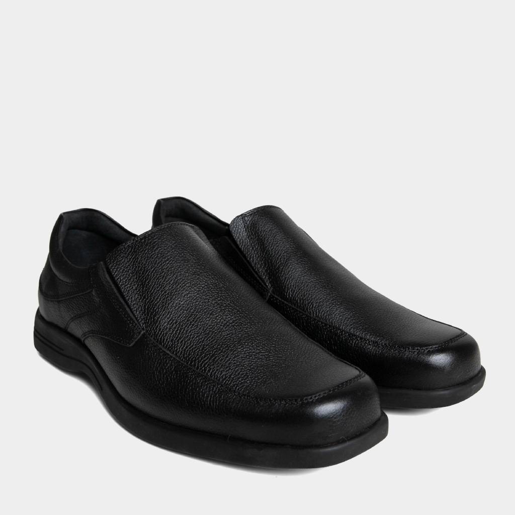 ZAPATOS CASUALES HOMBRE RENZO RENZINI CUERO NEGRO RCF-039 - 4