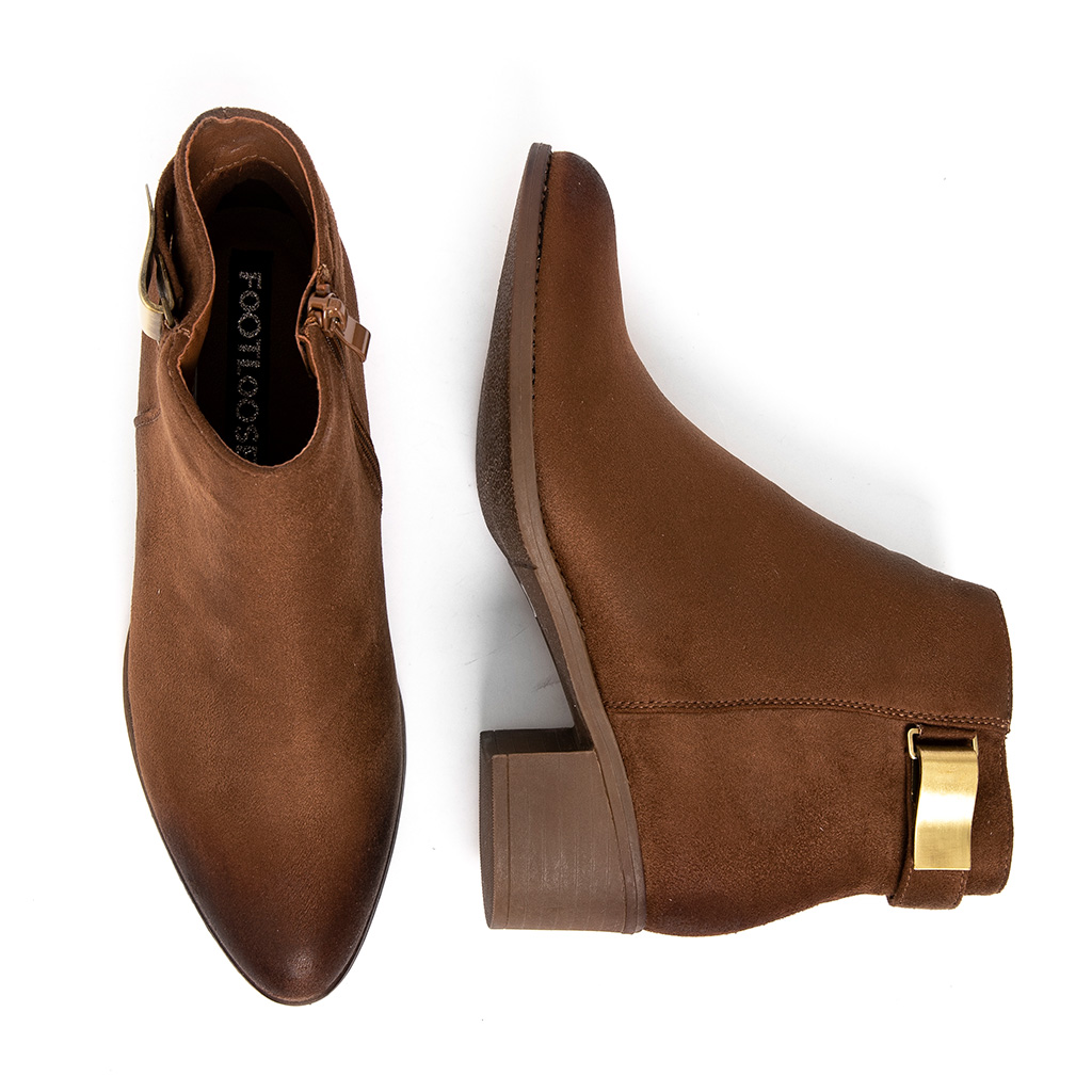 Ripley - BOTINES MUJER FOOTLOOSE NATURAL FCH-RN023 (35-40) CALIZA