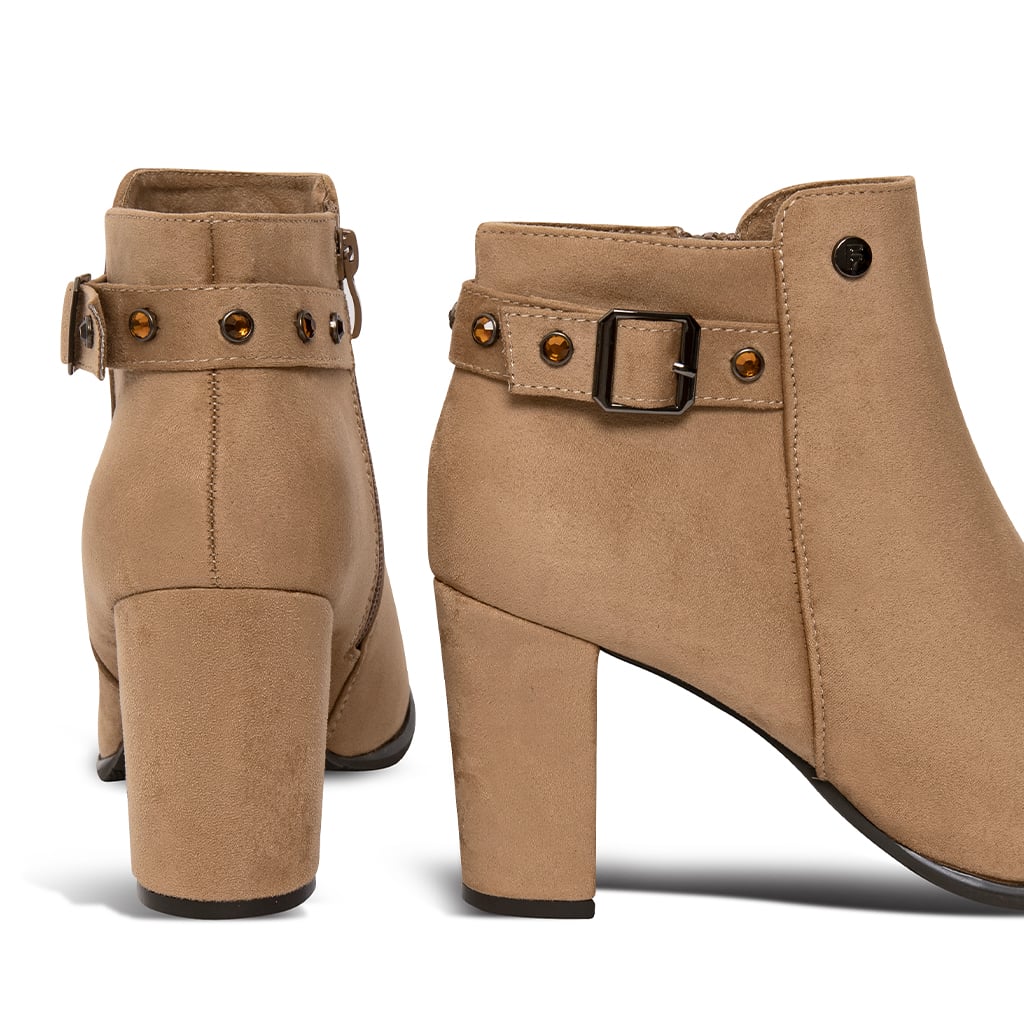 BOTINES MUJER FOOTLOOSE MICROFIBRA TAUPE FCH-HS032 LETTE (35-39) - 4