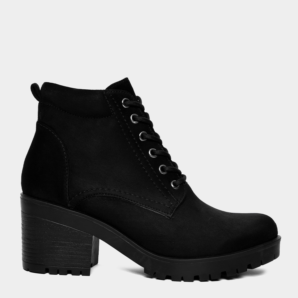 Ripley - BOTINES MUJER FOOTLOOSE MICROFIBRA NEGRO FH-024 (35-39)