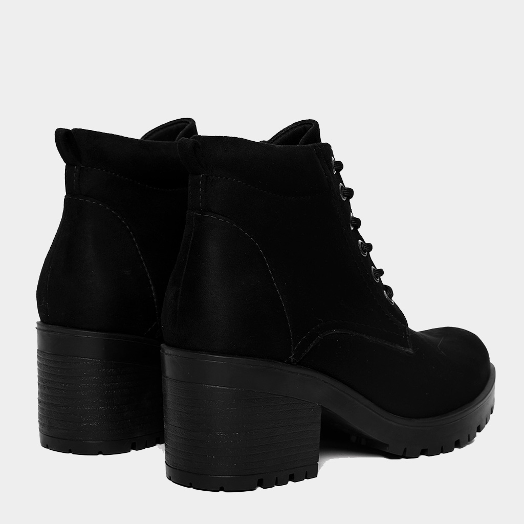 Ripley - BOTINES MUJER FOOTLOOSE MICROFIBRA NEGRO FH-024 (35-39)