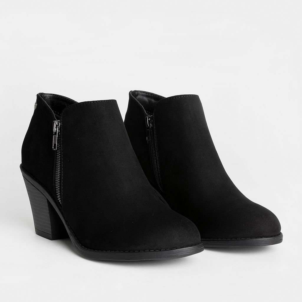 Ripley - BOTINES MUJER FOOTLOOSE NEGRO FCH-ZY028 (35-40) POLITO