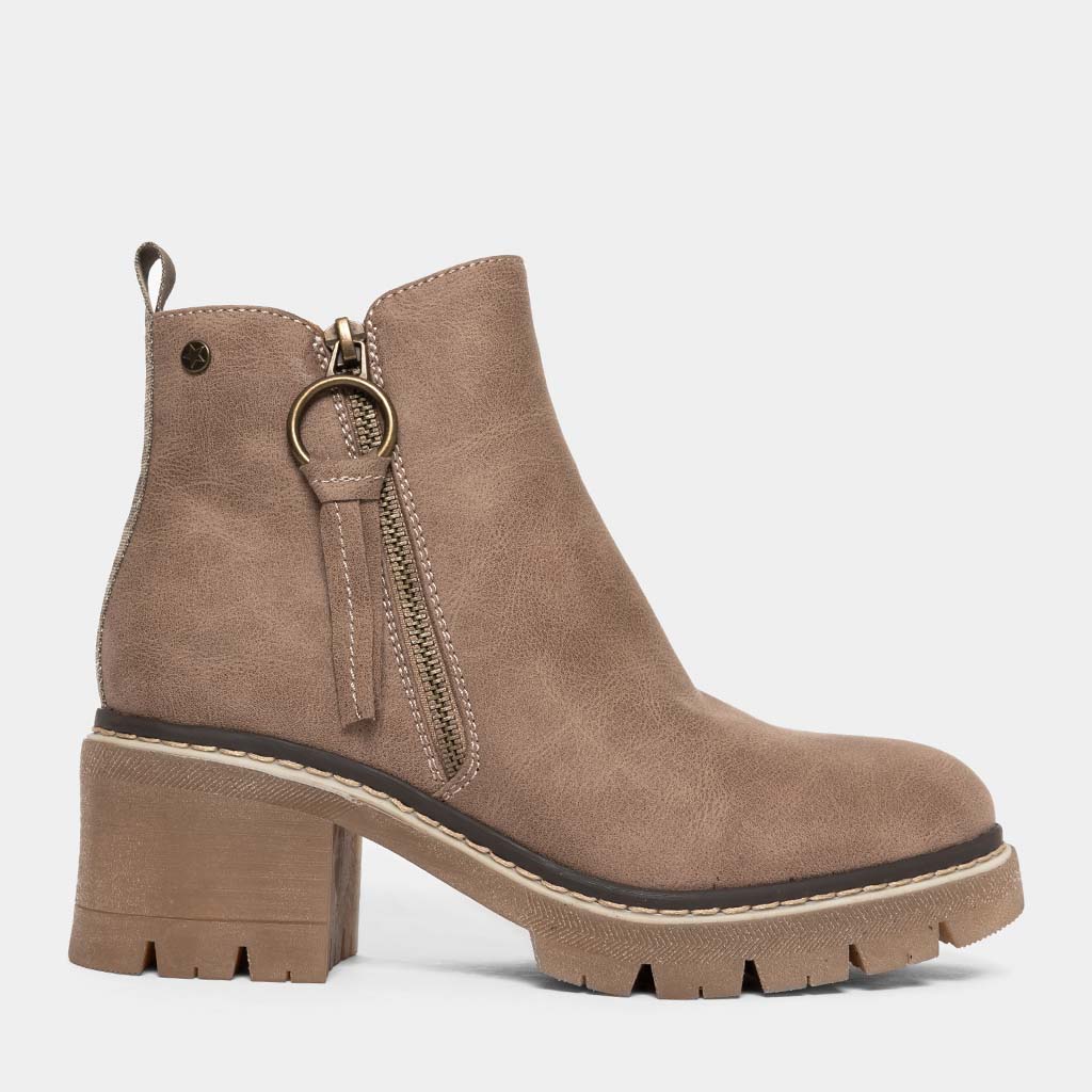 Ripley - BOTINES MUJER FOOTLOOSE BEIGE FCH-WO06 MAC (36-40)