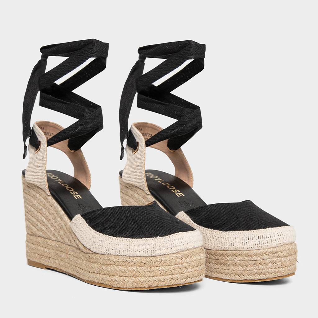 SANDALIAS MUJER FOOTLOOSE NEGRO FCH-NZ016 SILVANA (35-40) - 2