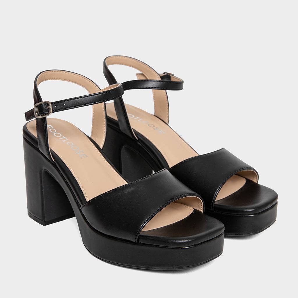 SANDALIAS MUJER FOOTLOOSE NEGRO FCH-RS019 ENMA (35-40) - 2