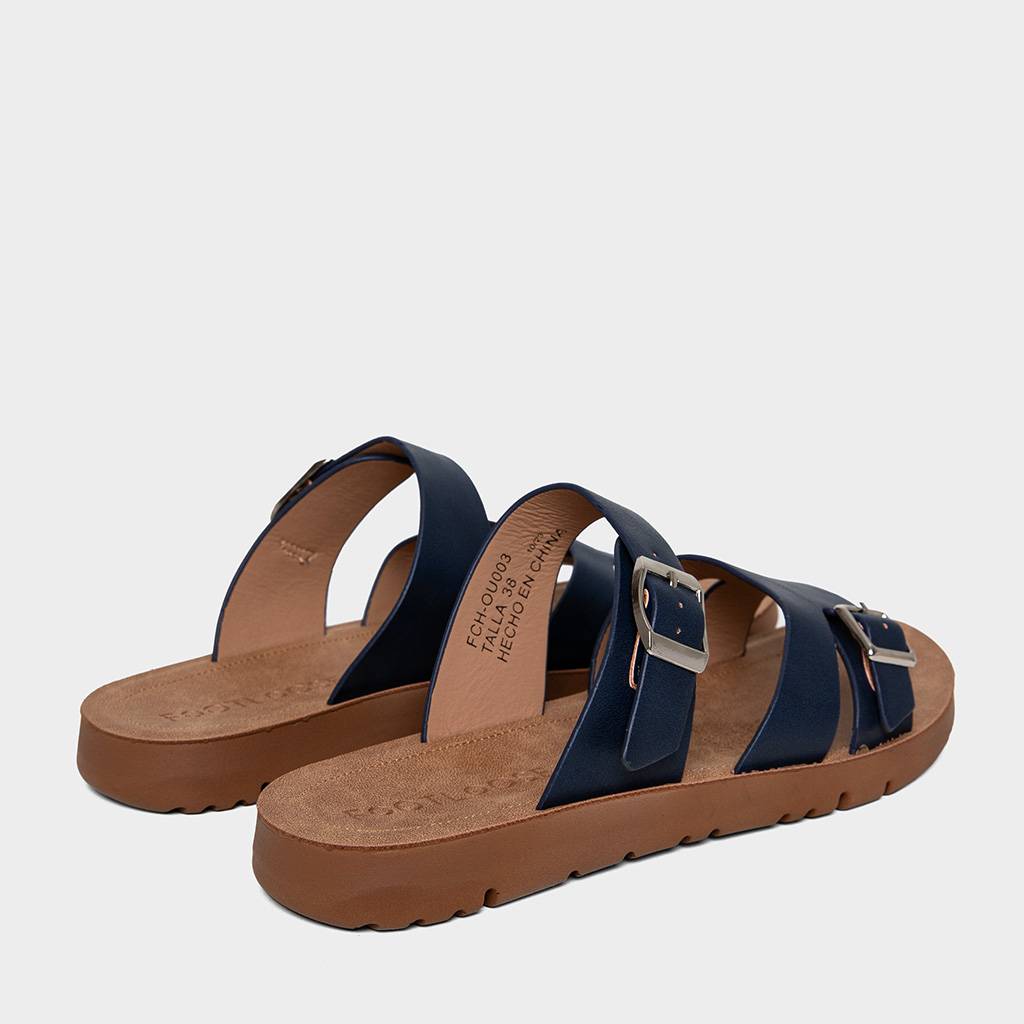 SANDALIAS PARA MUJERES FOOTLOOSE FCH-OU003 (35-39) MAYELA AZUL - 3