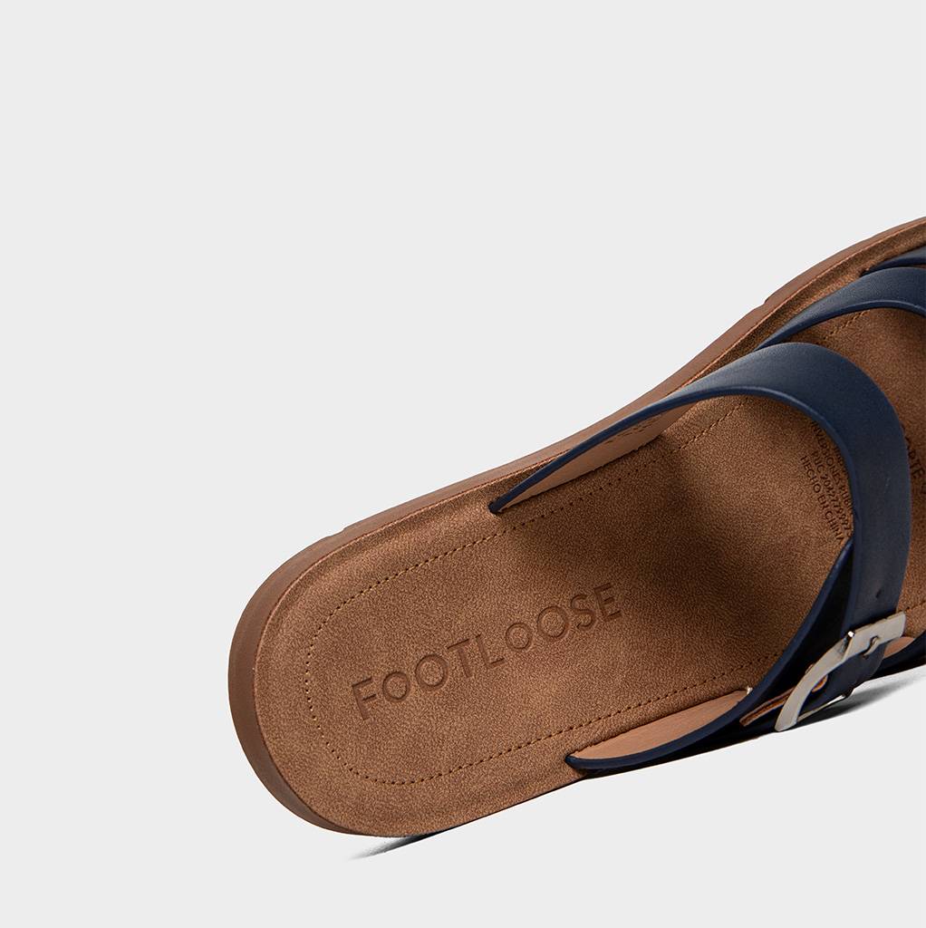 SANDALIAS PARA MUJERES FOOTLOOSE FCH-OU003 (35-39) MAYELA AZUL - 4