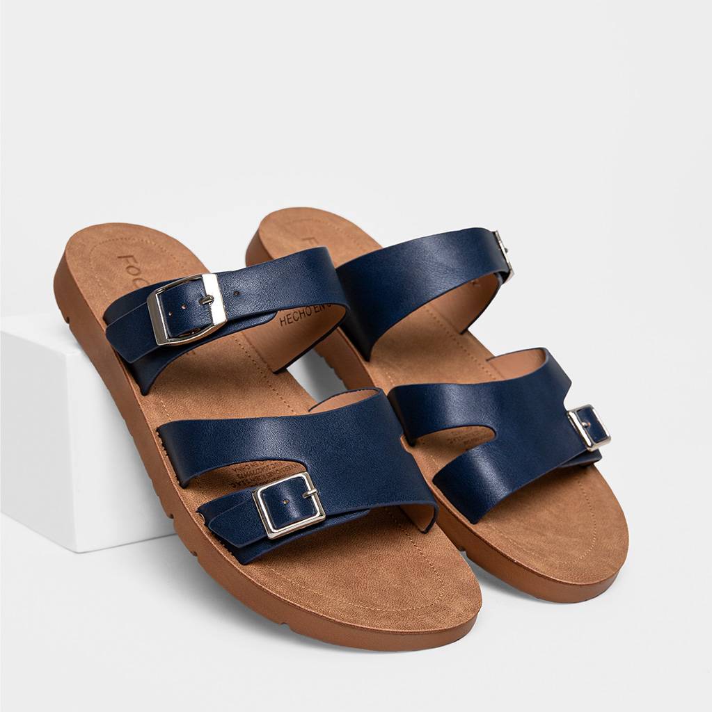 SANDALIAS PARA MUJERES FOOTLOOSE FCH-OU003 (35-39) MAYELA AZUL - 5