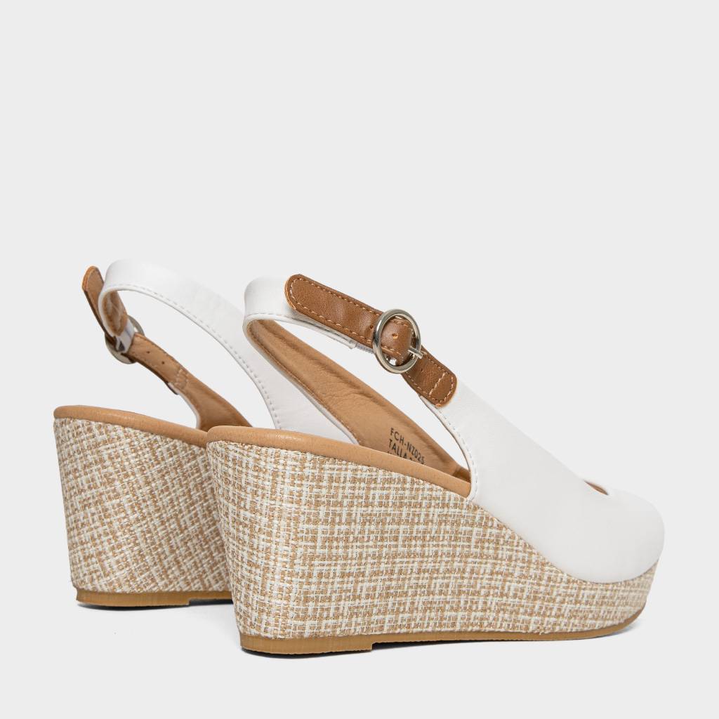 SANDALIAS MUJER FOOTLOOSE BLANCO FCH-NZ025 GIOMAR (35-40) - 3