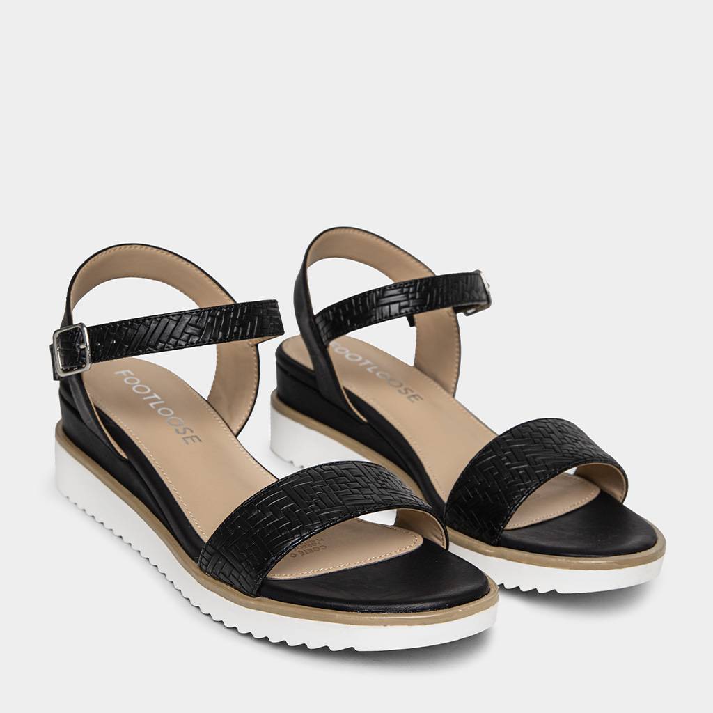 SANDALIAS MUJER FOOTLOOSE NEGRO FCH-RS023 DANAE (35-40) - 3
