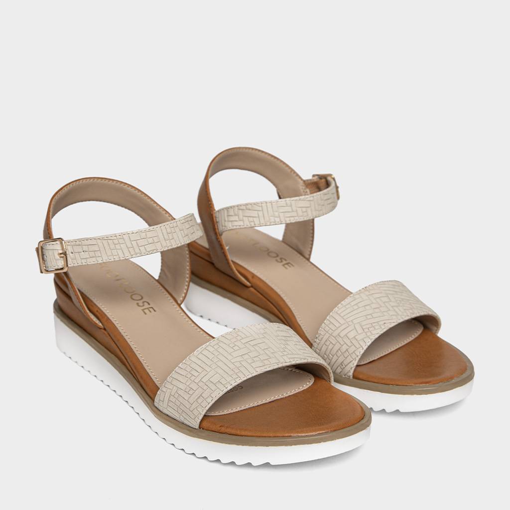 SANDALIAS MUJER FOOTLOOSE BEIGE FCH-RS023 DANAE (35-40) - 3