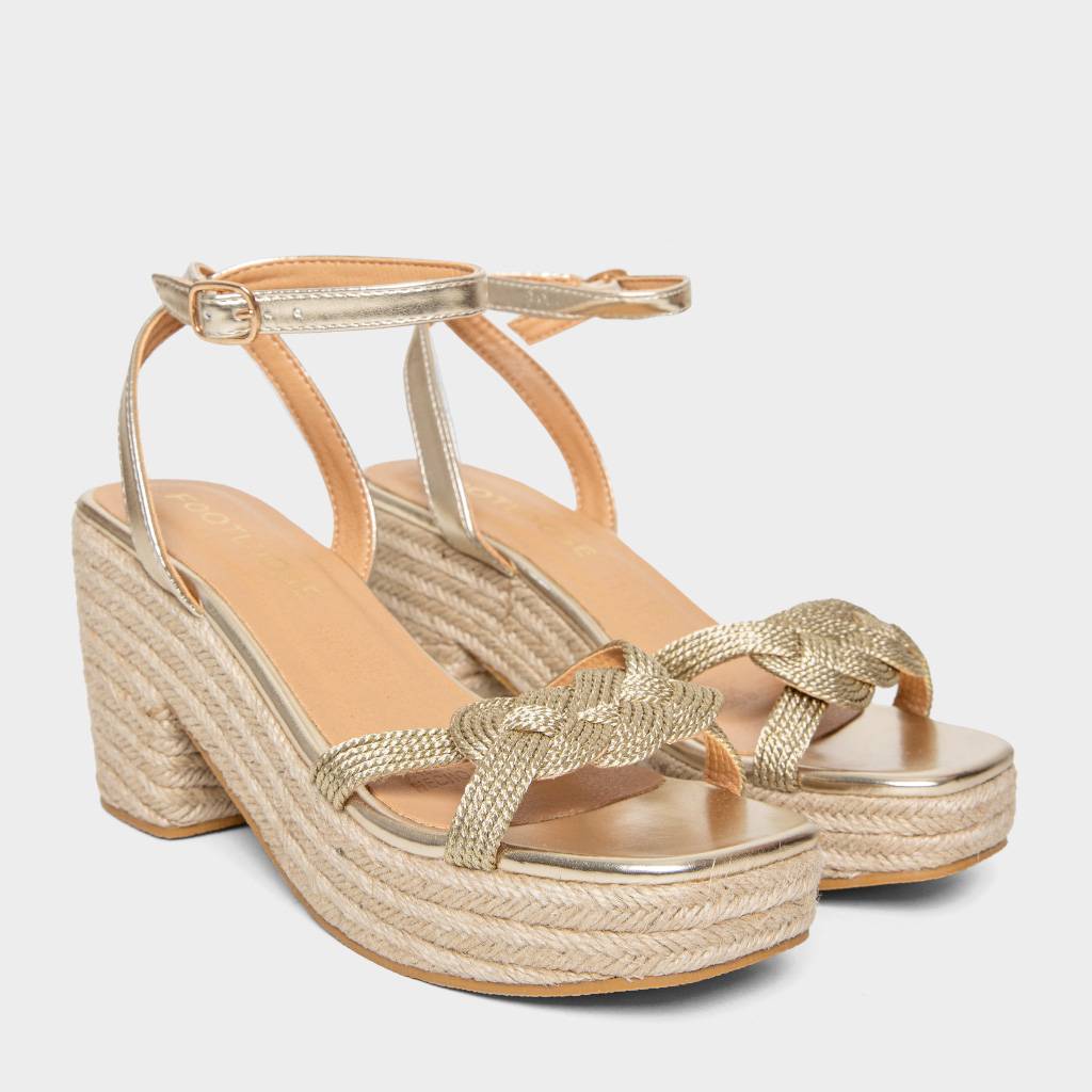 SANDALIAS MUJER FOOTLOOSE DORADO FCH-NZ022 MALU (35-40) - 2