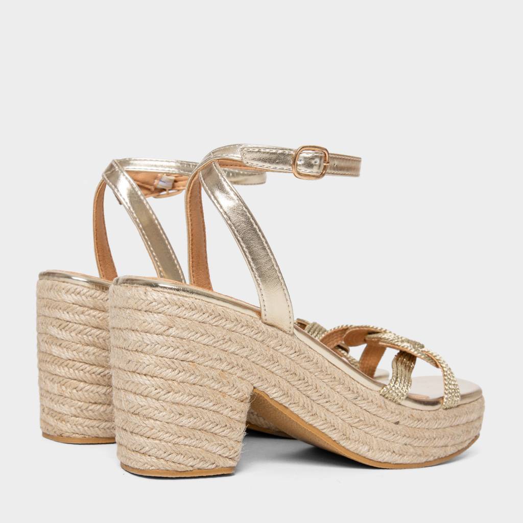 SANDALIAS MUJER FOOTLOOSE DORADO FCH-NZ022 MALU (35-40) - 3