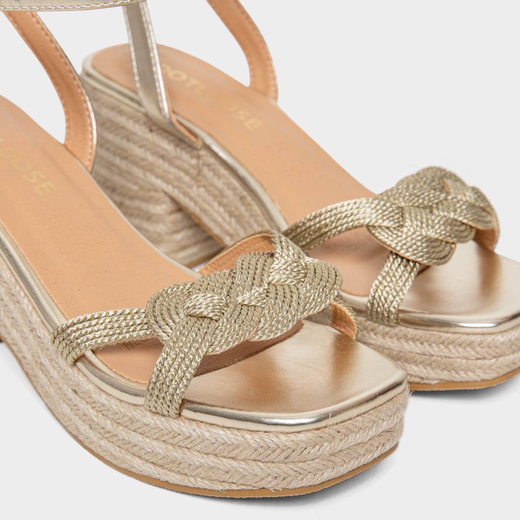 SANDALIAS MUJER FOOTLOOSE DORADO FCH-NZ022 MALU (35-40) - 4
