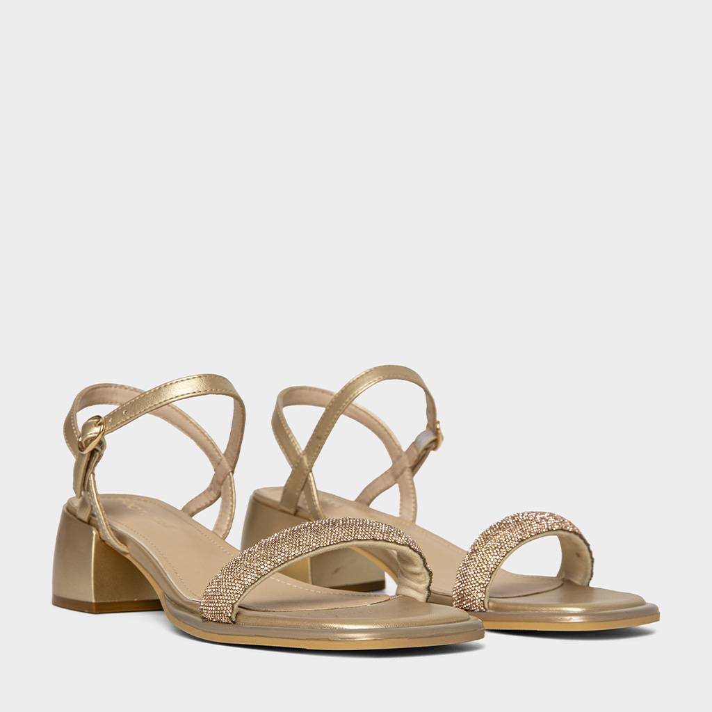 SANDALIAS PARA MUJERES FOOTLOOSE FCH-HS064 (35-40) FIORELLA DORADO - 3
