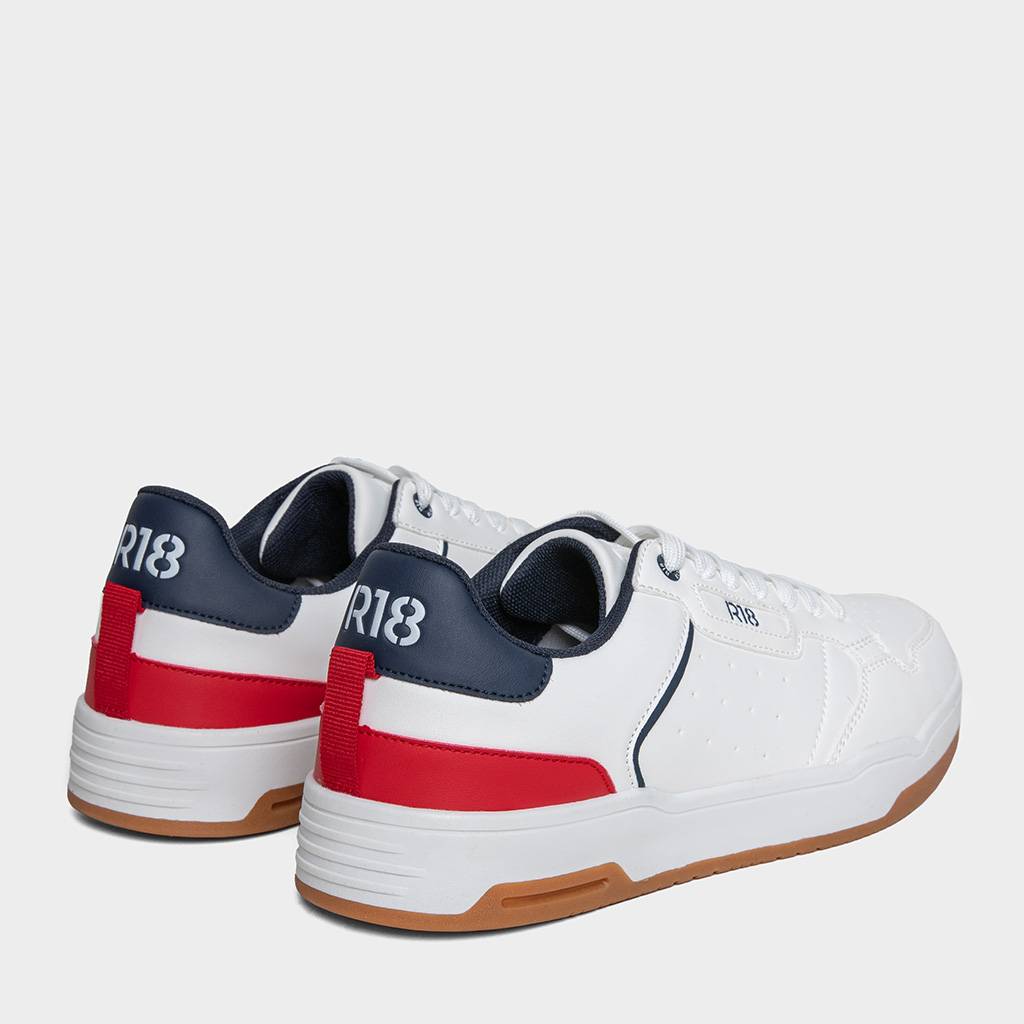 ZAPATILLAS PARA HOMBRES R18 R18-XW005 (39-44) BLANCO/AZULINO - 3