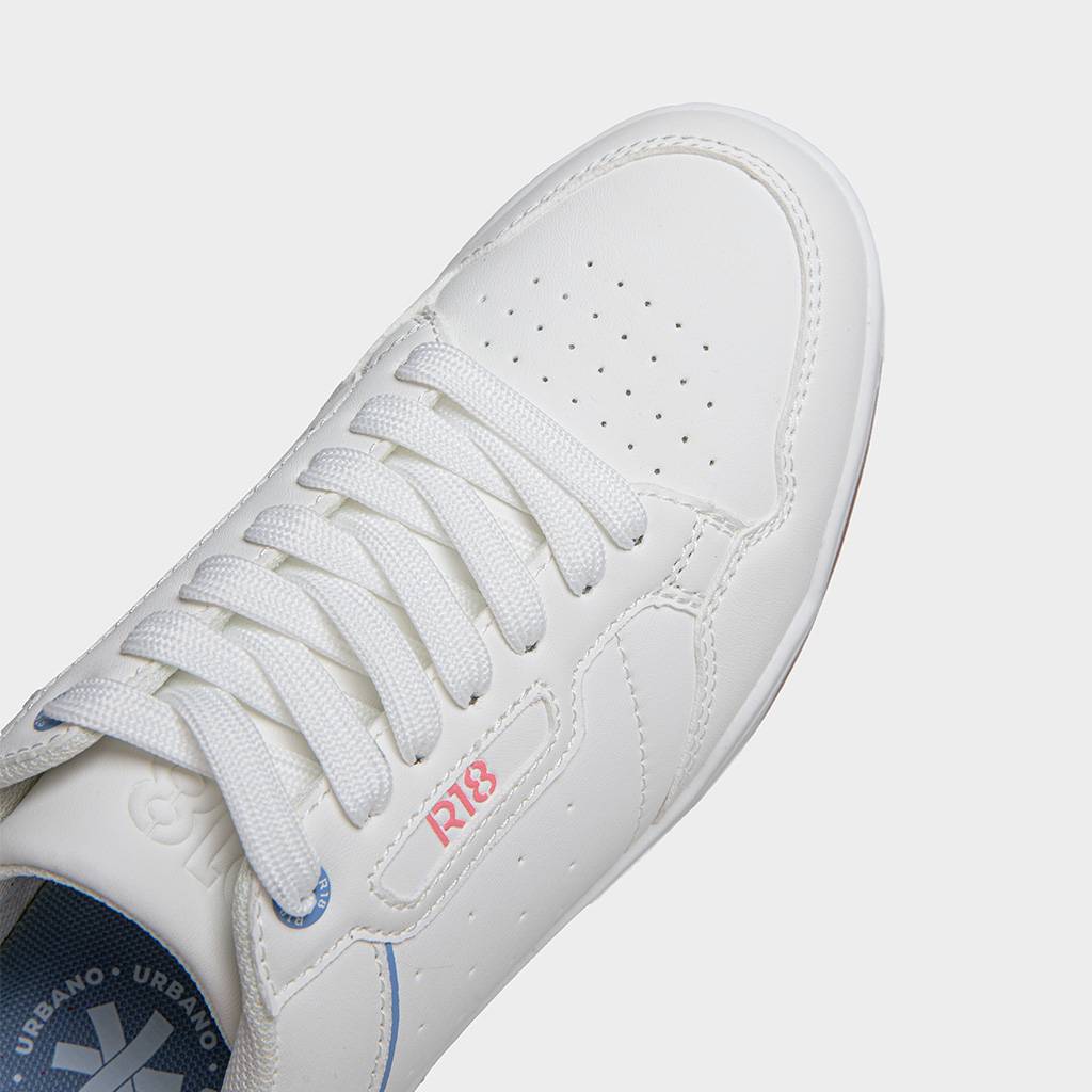 ZAPATILLAS PARA MUJERES R18 R18-XW006 (35-40) BLANCO/CELESTE - 4