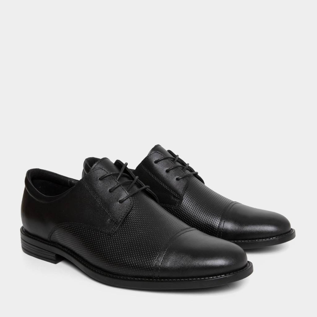 ZAPATOS CASUALES HOMBRE RENZO RENZINI CUERO NEGRO RCF-063 (38-42) - 3
