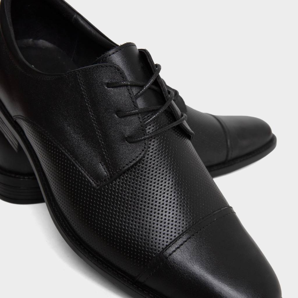 ZAPATOS CASUALES HOMBRE RENZO RENZINI CUERO NEGRO RCF-063 (38-42) - 4