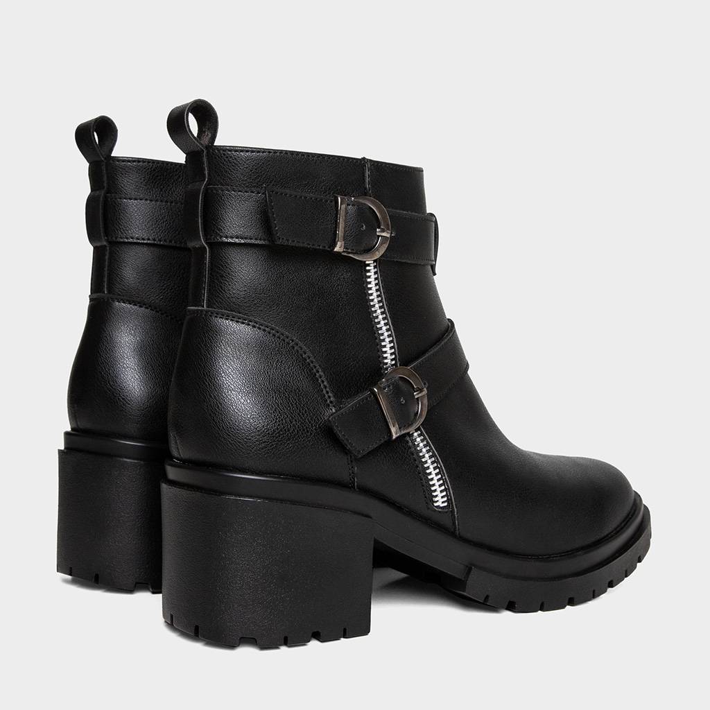 Ripley - BOTINES MUJER FOOTLOOSE NEGRO AC-008 SENDAYA (35-39)