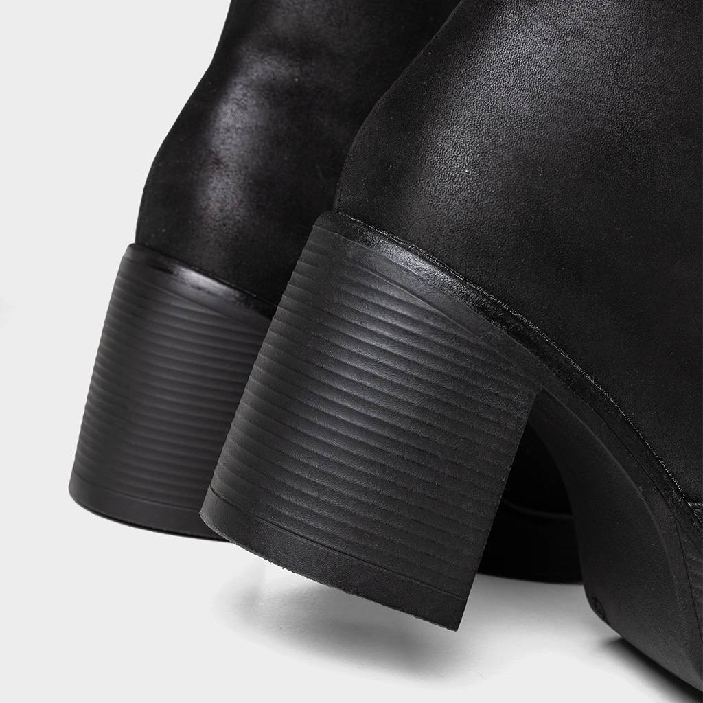 Ripley - BOTINES MUJER FOOTLOOSE MICROFIBRA NEGRO FCH-RN034 ELIZA
