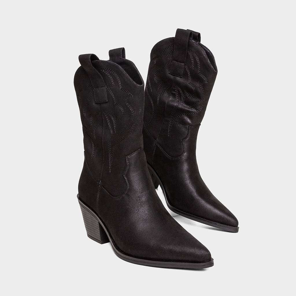 Ripley - BOTINES MUJER FOOTLOOSE NEGRO FCH-LM010 NICOL