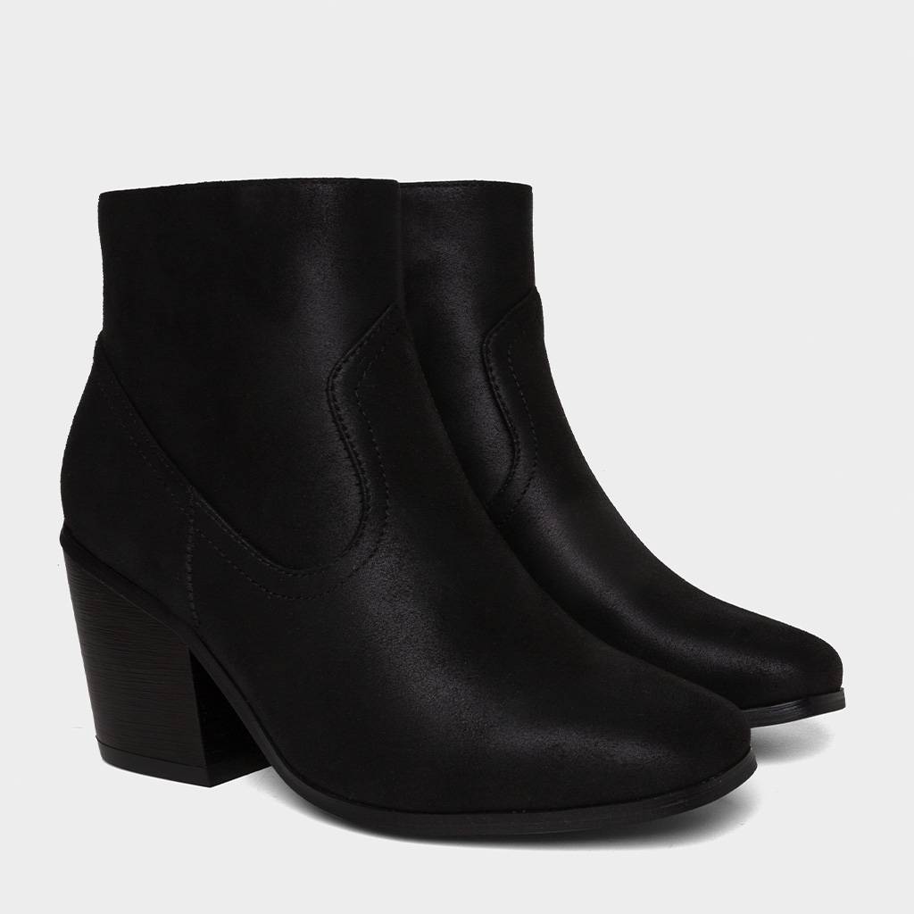 Ripley - BOTINES MUJER FOOTLOOSE MICROFIBRA NEGRO FCH-JN007 CARO