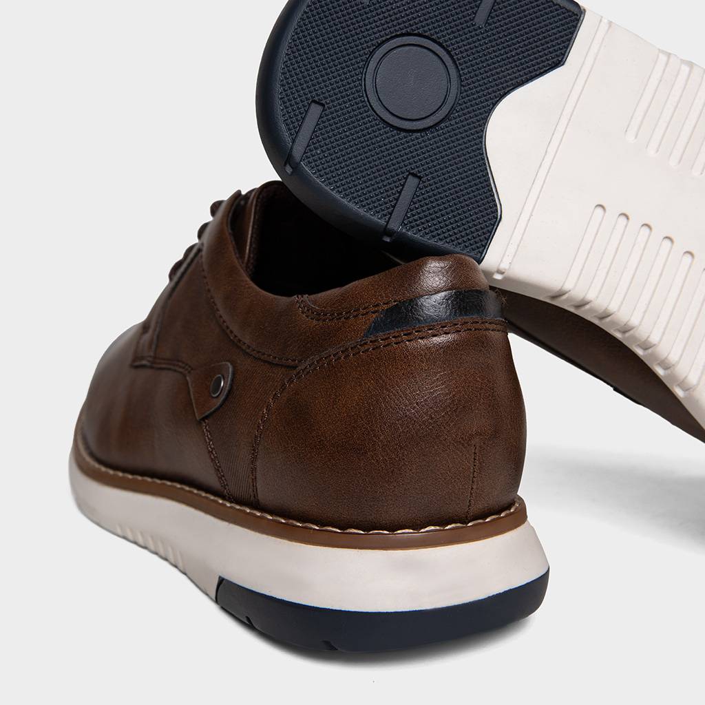 ZAPATOS CASUALES HOMBRE RENZO RENZINI MARRÓN RÚSTICO RCH-WO002 (39-43) - 4