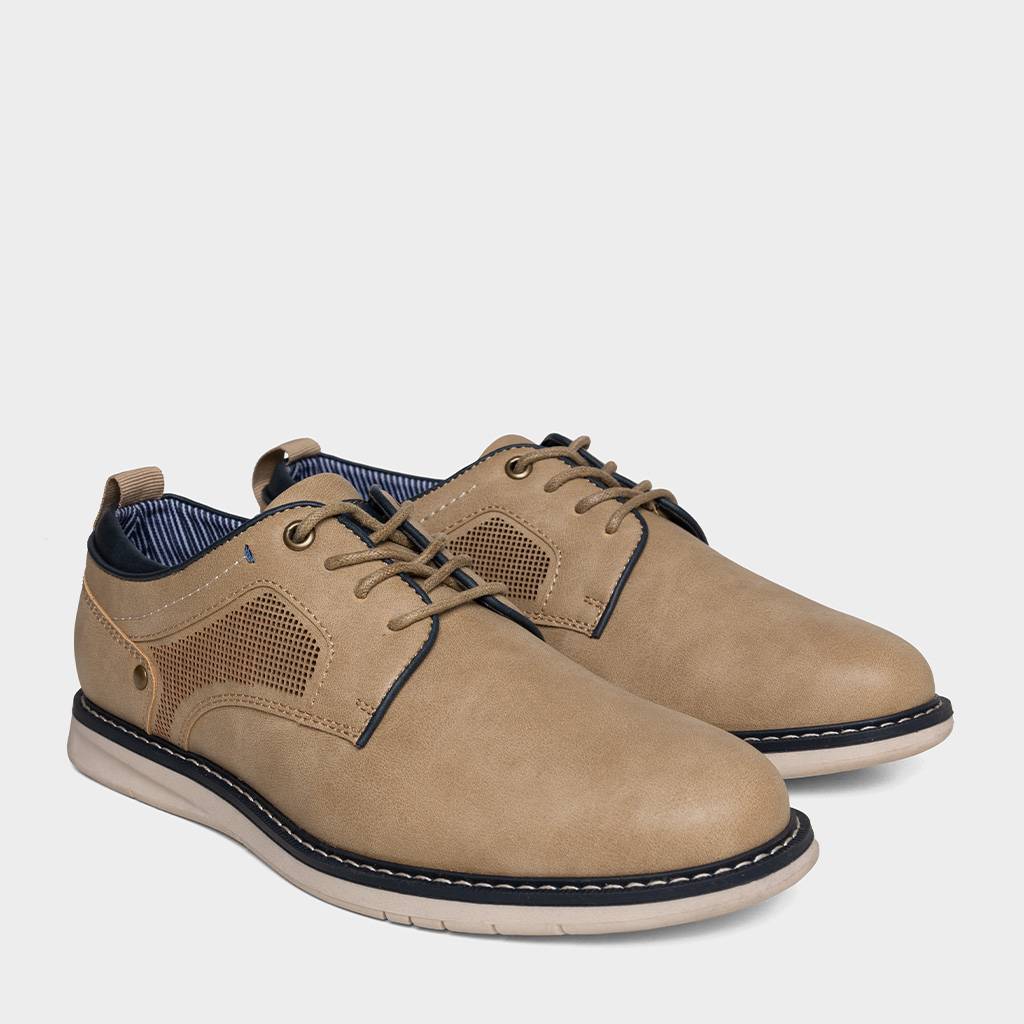 ZAPATOS CASUALES HOMBRE RENZO RENZINI BEIGE RCH-WO003 (39-43) - 2