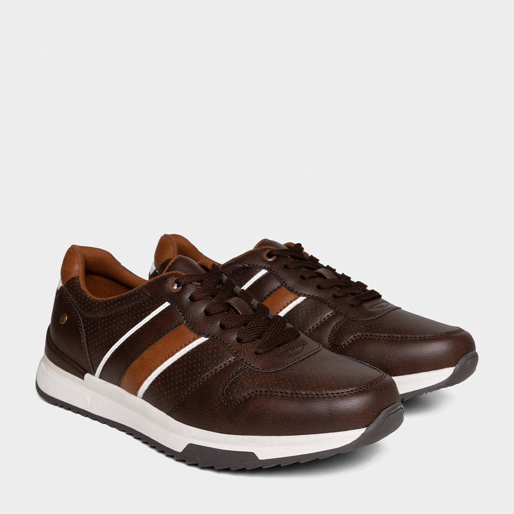 ZAPATILLAS HOMBRE RENZO RENZINI CASUALES MARRÓN RCH-WO007 (39-43) - 2