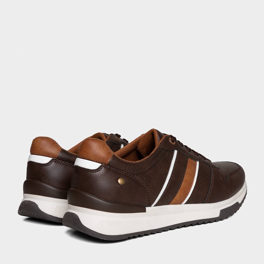 ZAPATILLAS HOMBRE RENZO RENZINI CASUALES MARRÓN RCH-WO007 (39-43) - 3