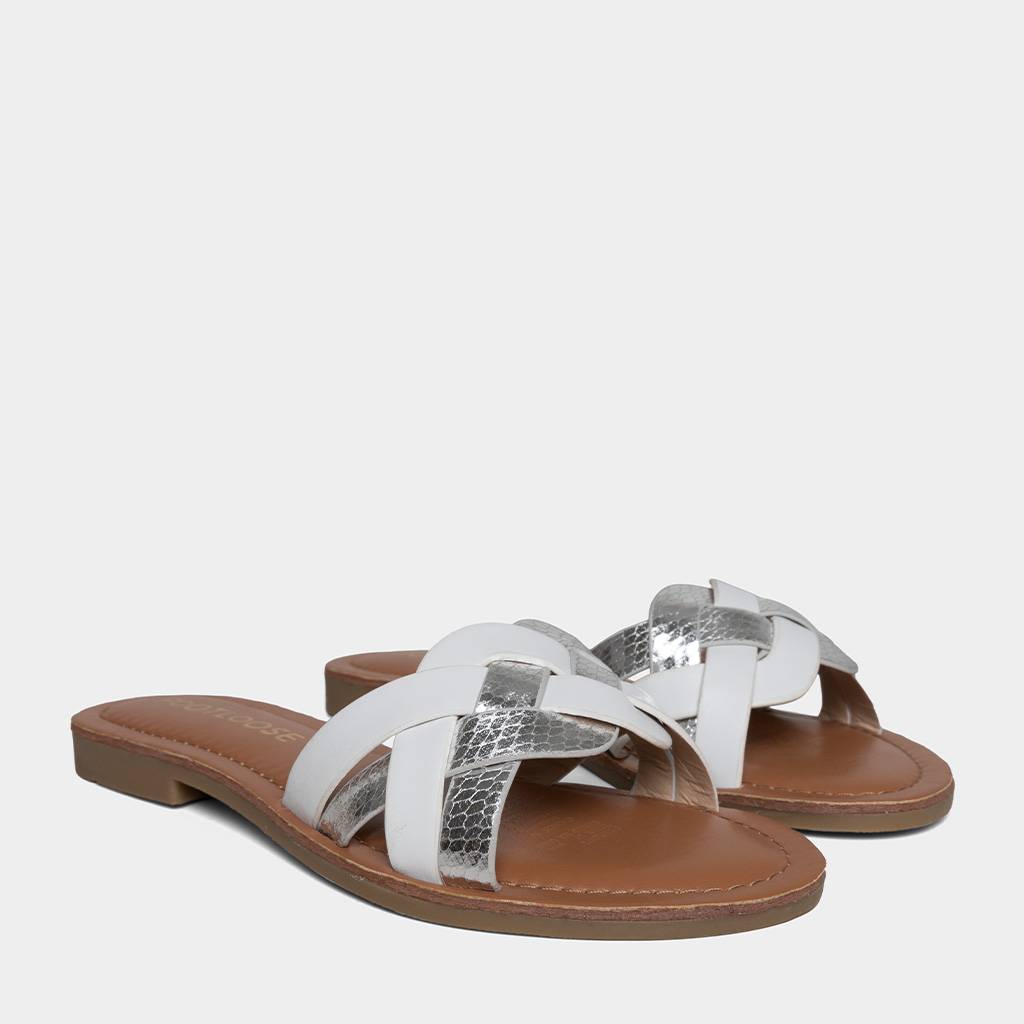 SANDALIAS MUJER FOOTLOOSE BLANCO FCH-RS025 MABEL (35-40) - 2