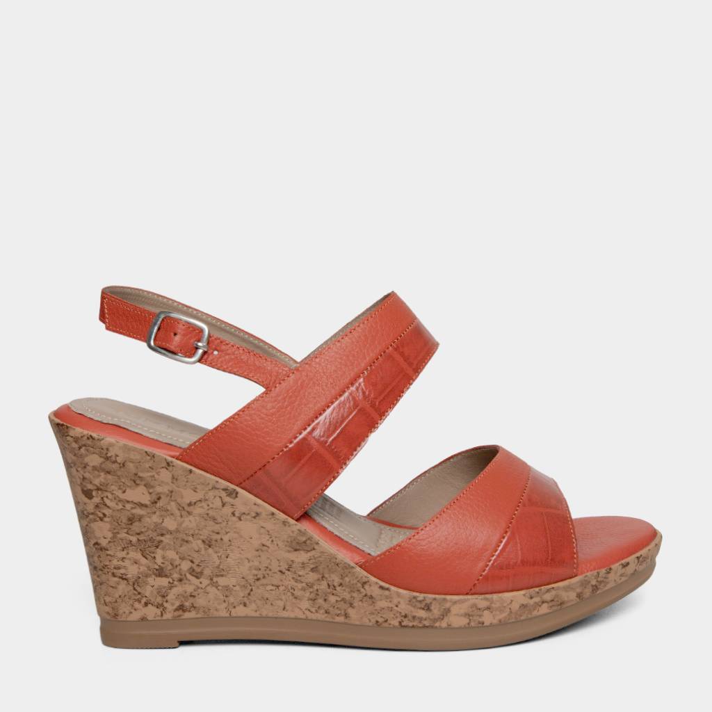 SANDALIAS MUJER TOP MODEL CUERO ROJO TMO-N0003 (35-39) - 1
