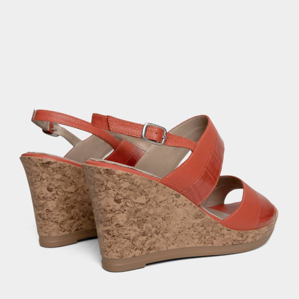 SANDALIAS MUJER TOP MODEL CUERO ROJO TMO-N0003 (35-39) - 3