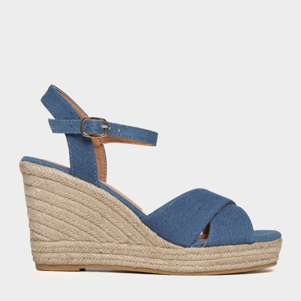 SANDALIAS MUJER FOOTLOOSE MICROFIBRA CELESTE FCH-NZ019 ROSALIA (35-40) - 1