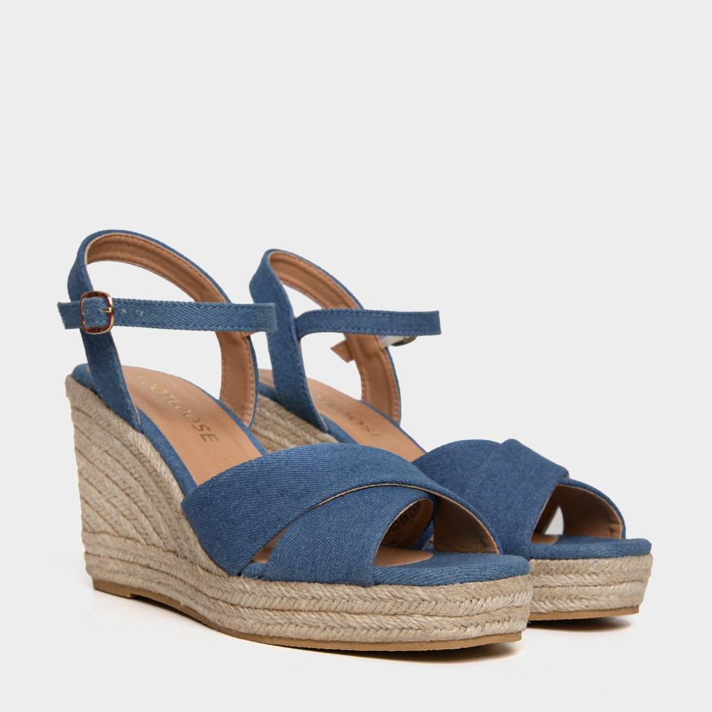 SANDALIAS MUJER FOOTLOOSE MICROFIBRA CELESTE FCH-NZ019 ROSALIA (35-40) - 2