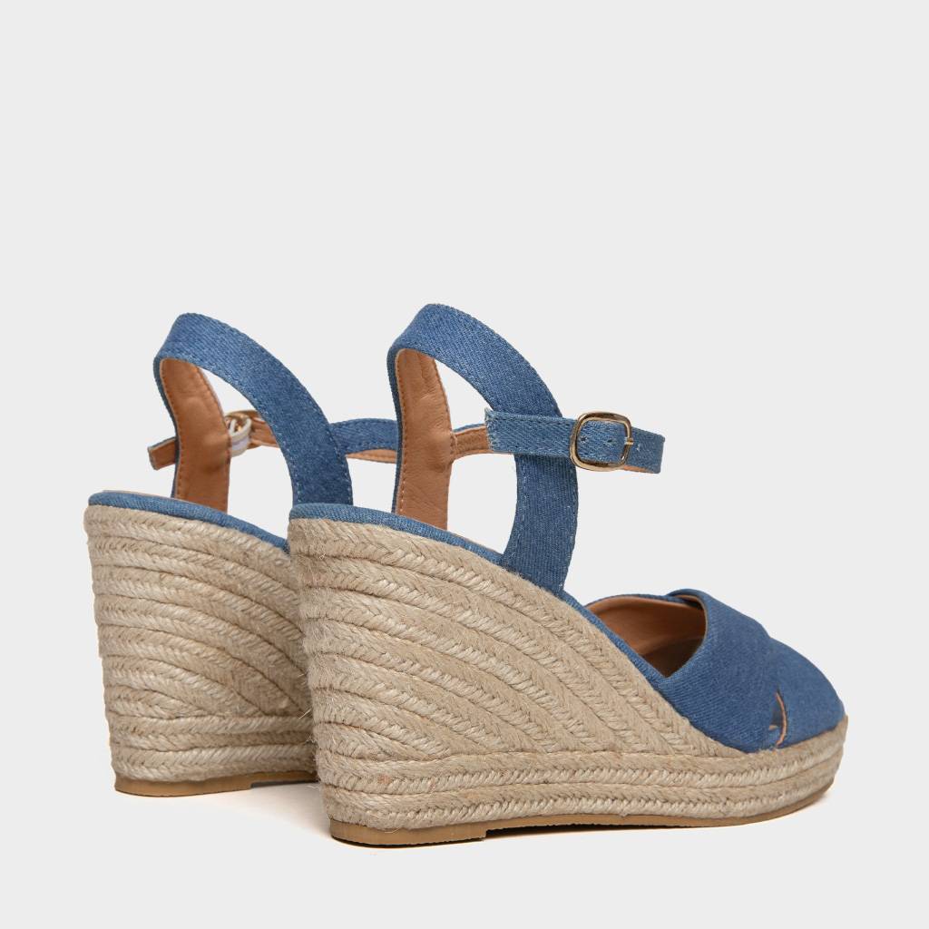 SANDALIAS MUJER FOOTLOOSE MICROFIBRA CELESTE FCH-NZ019 ROSALIA (35-40) - 3