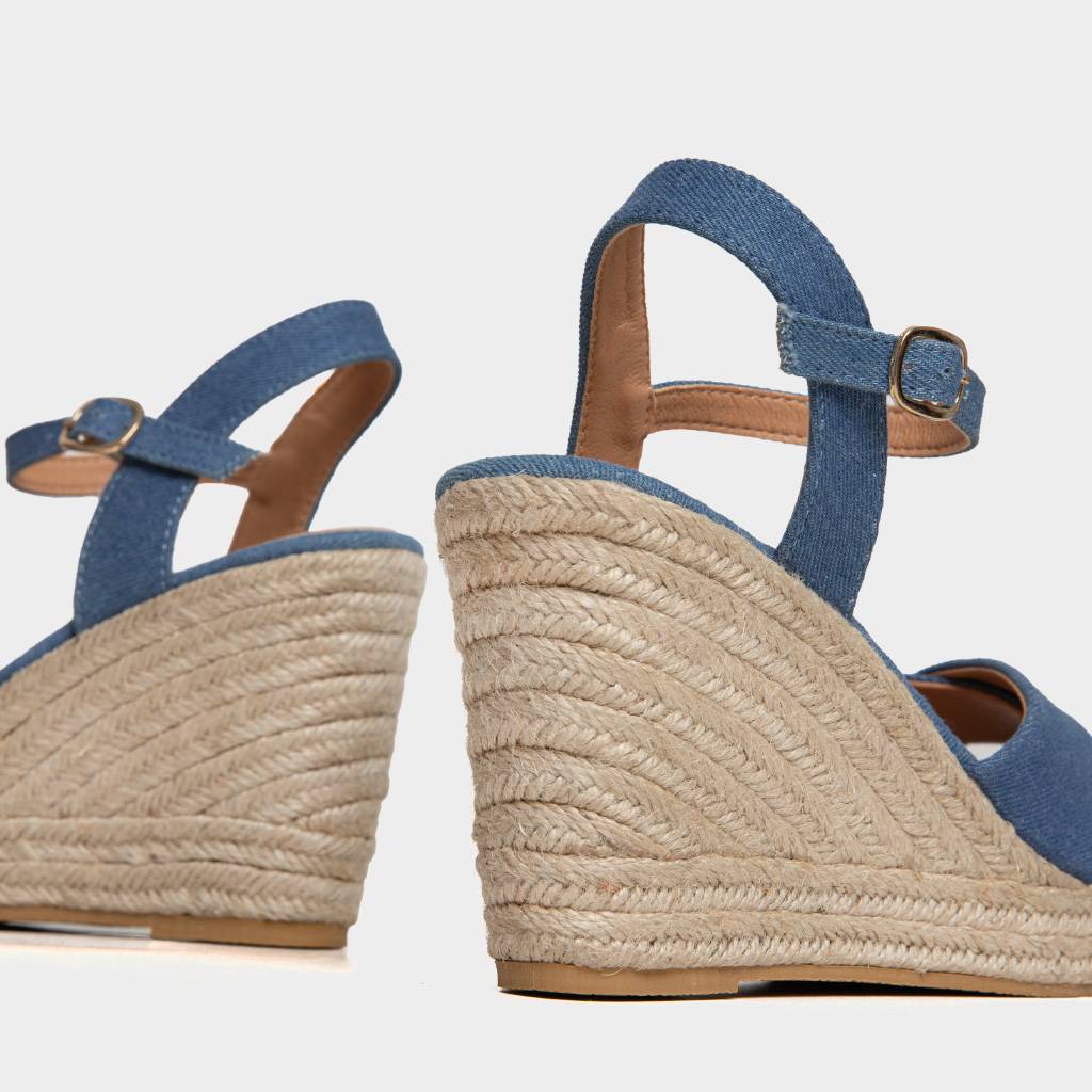 SANDALIAS MUJER FOOTLOOSE MICROFIBRA CELESTE FCH-NZ019 ROSALIA (35-40) - 4