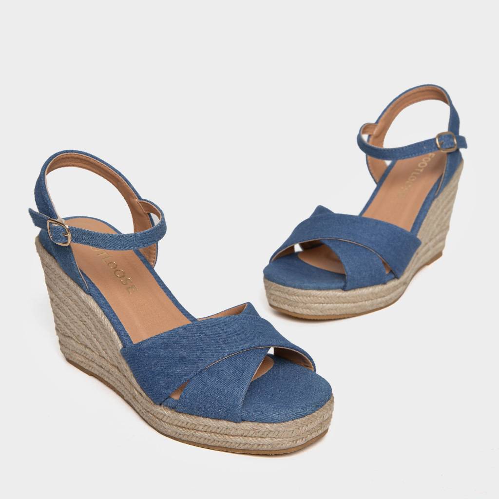 SANDALIAS MUJER FOOTLOOSE MICROFIBRA CELESTE FCH-NZ019 ROSALIA (35-40) - 5