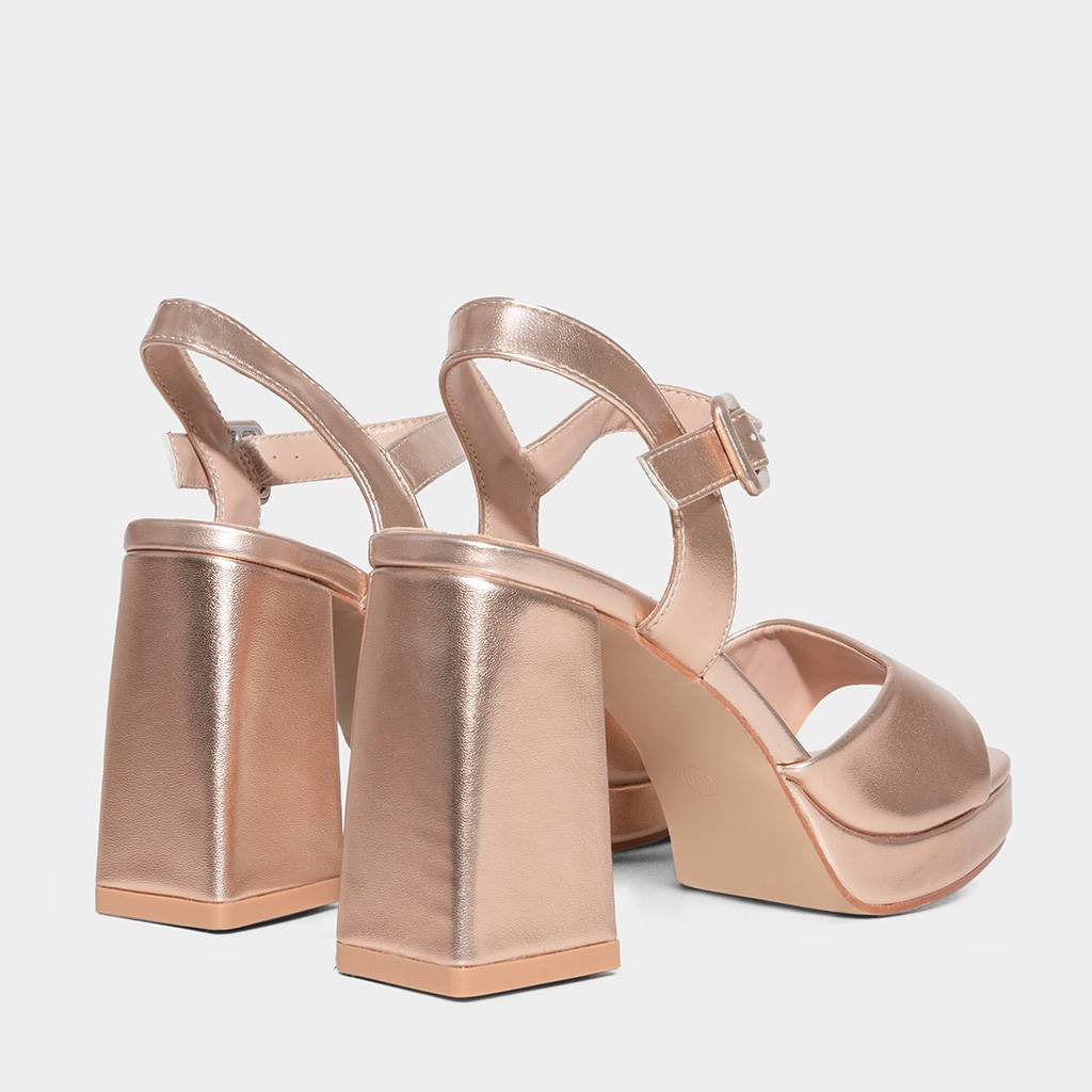 SANDALIAS MUJER FOOTLOOSE ORO ROSA FTL-I0096 (35-39) - 4