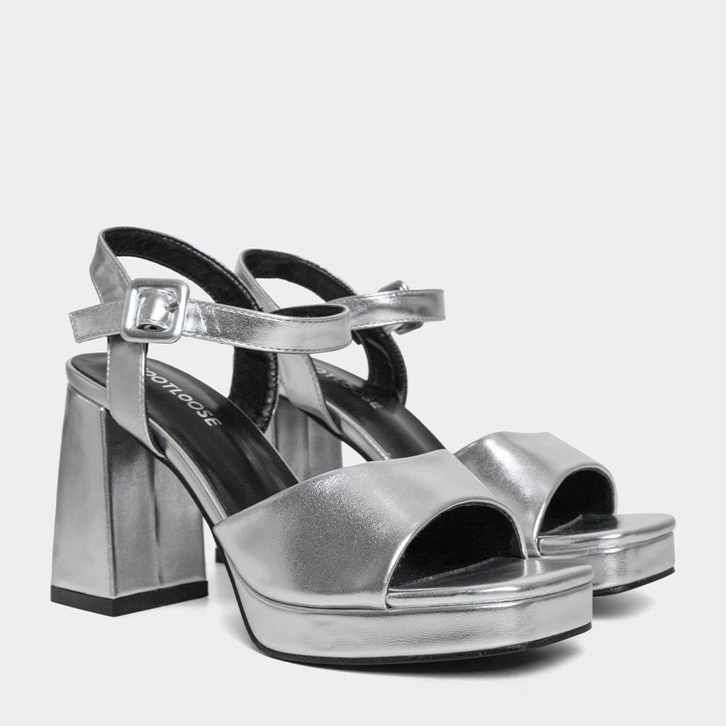 SANDALIAS MUJER FOOTLOOSE PLATEADO FTL-I0096 (35-39) - 2