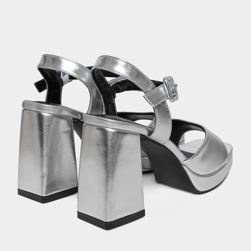 SANDALIAS MUJER FOOTLOOSE PLATEADO FTL-I0096 (35-39) - 3