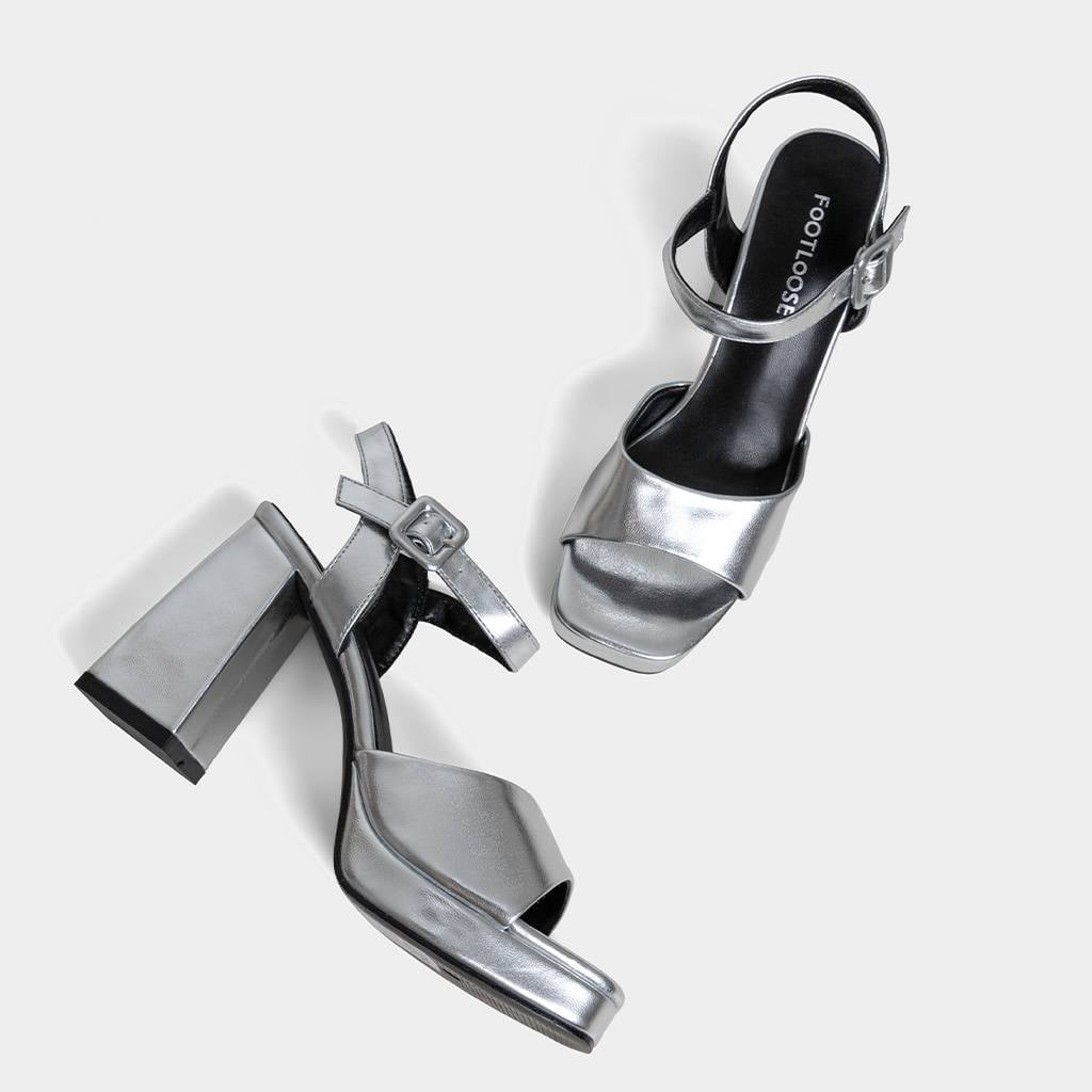 SANDALIAS MUJER FOOTLOOSE PLATEADO FTL-I0096 (35-39) - 5