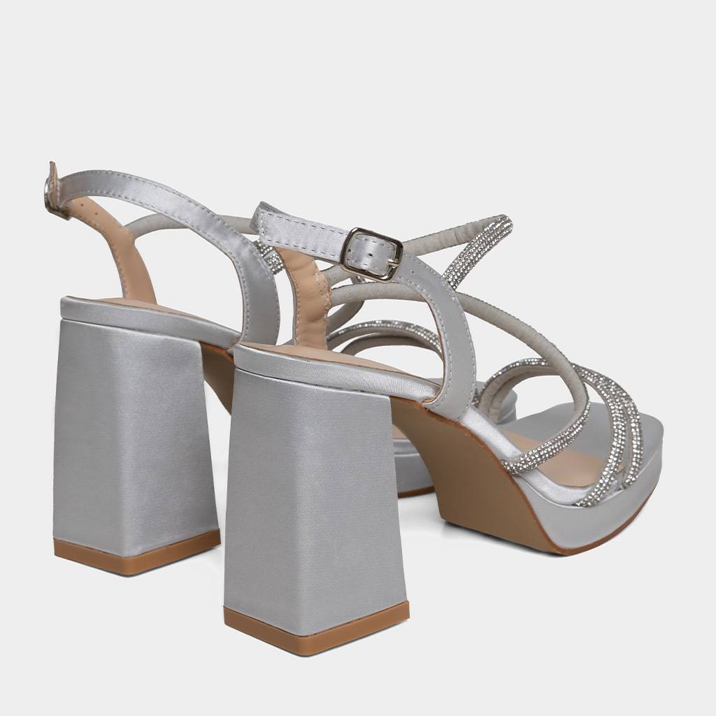 SANDALIAS MUJER FOOTLOOSE PLATEADO FTL-I0095 (35-39) - 3
