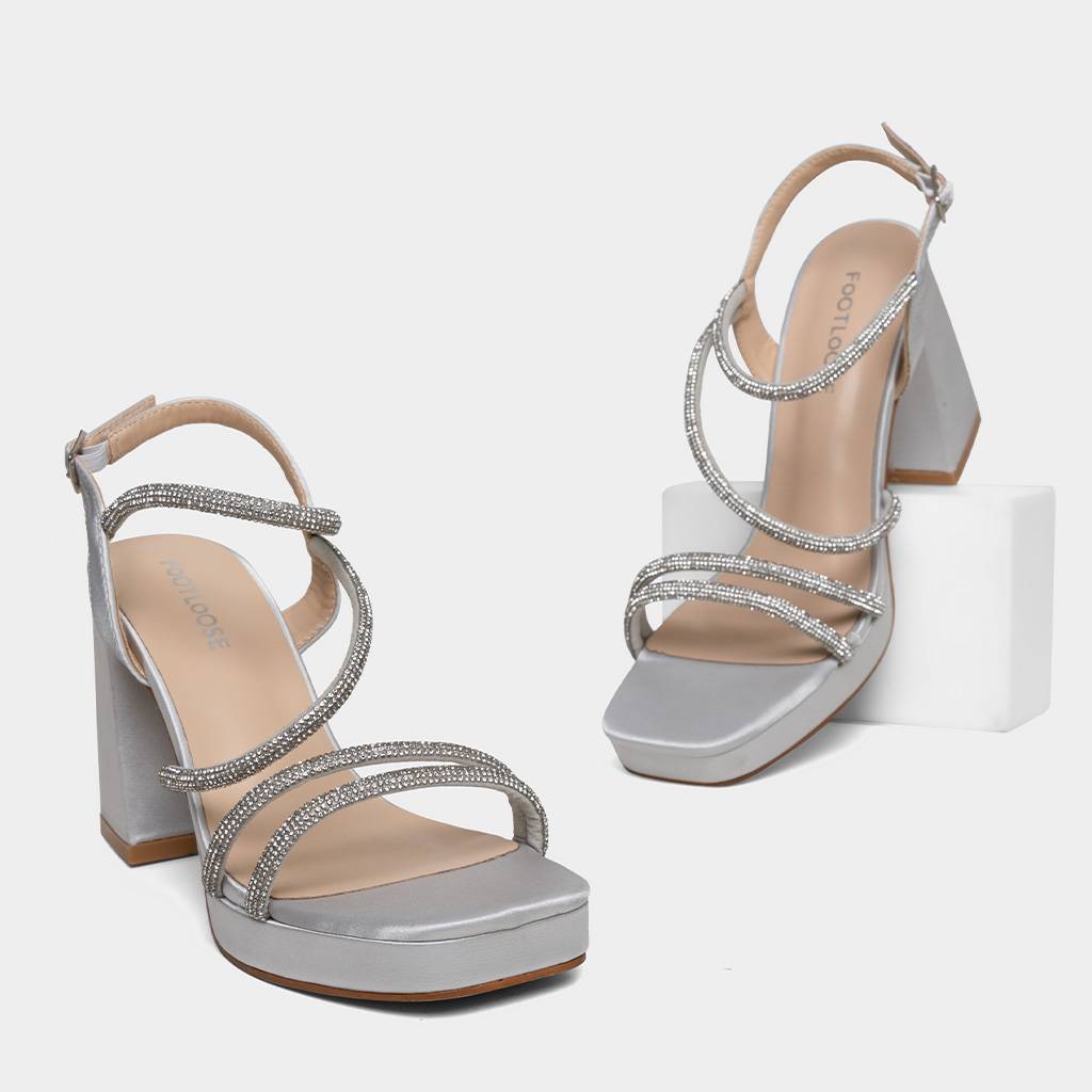 SANDALIAS MUJER FOOTLOOSE PLATEADO FTL-I0095 (35-39) - 5