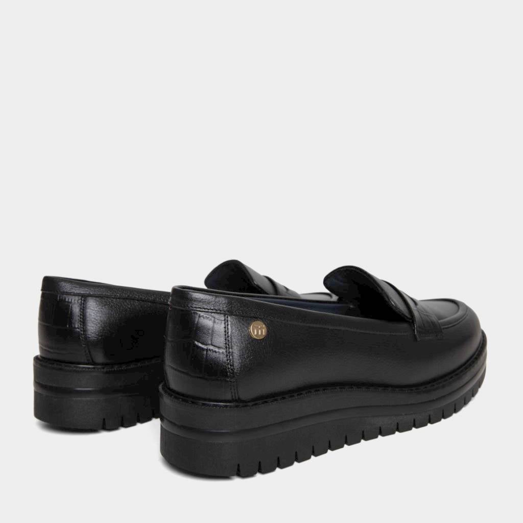 ZAPATOS CASUALES MUJER TOP MODEL CUERO NEGRO TMO-N0013 (35-39) - 3