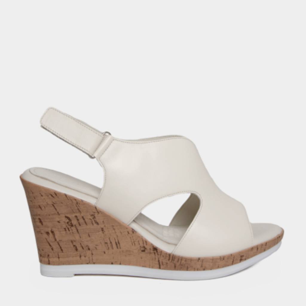 SANDALIAS MUJER TOP MODEL CUERO BLANCO TMO-N0001 (35-39) - 1
